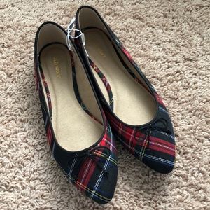 Plaid flats